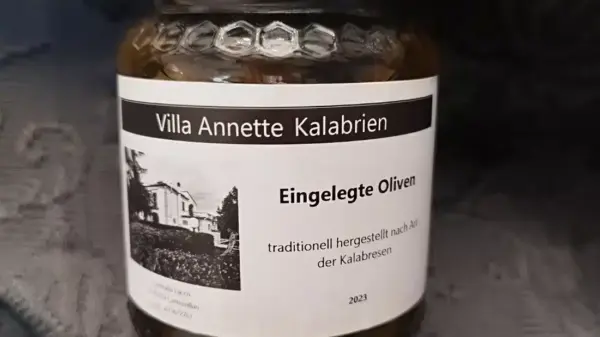 Eingelegte Oliven aus Kalabrien